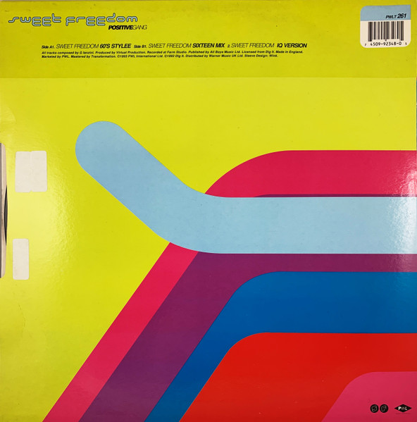 Positive Gang - Sweet Freedom - Used Vinyl Record 12" image 2