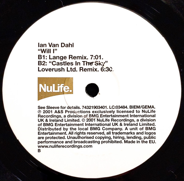 Ian Van Dahl - Will I - Used Vinyl Record 12" image 4