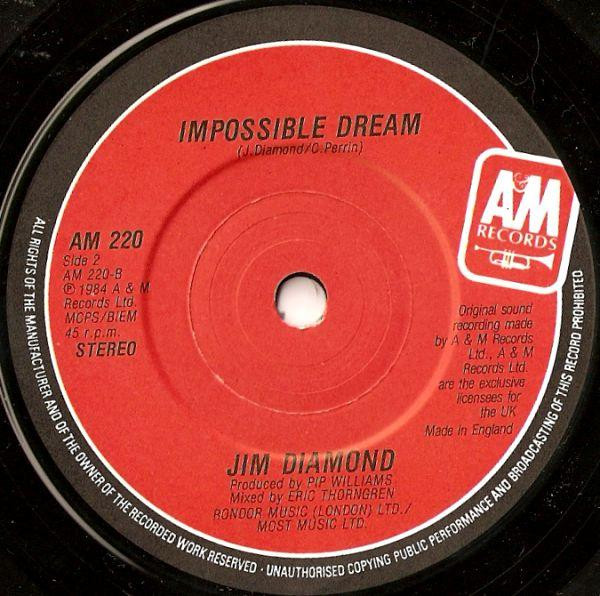 Jim Diamond - I Should Have Known Better - Used Vinyl Record 7" image 4