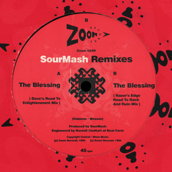 Sourmash - Blessing (Remixes) - Used Vinyl Record 12" image 3