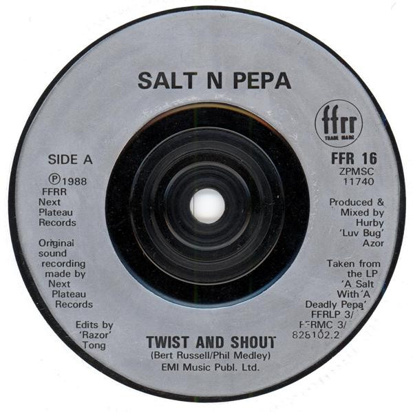 Salt 'N' Pepa - Twist And Shout / Get Up Everybody - Used Vinyl Record 7 image 3