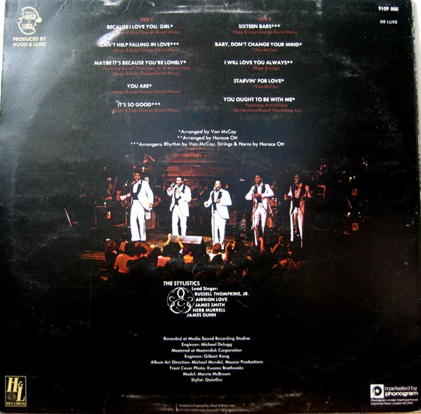 Stylistics - Fabulous - Used Vinyl Record image 2