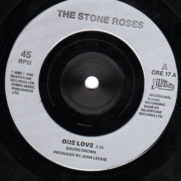 Stone Roses - One Love - Used Vinyl Record 7" image 3
