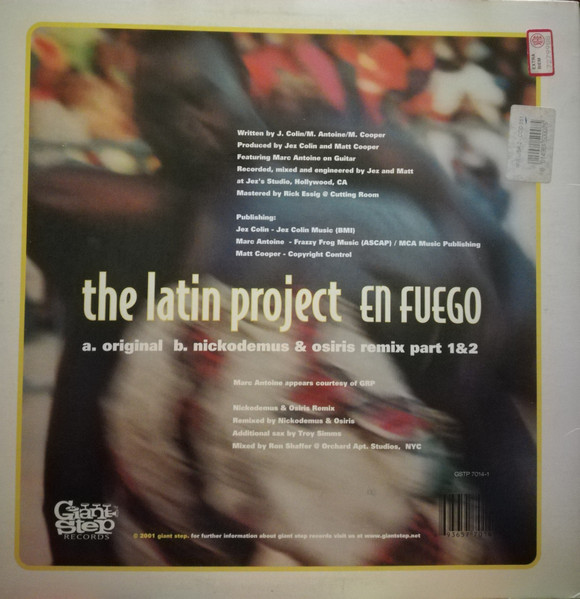 Latin Project - En Fuego - Vinyl Record 12" image 2