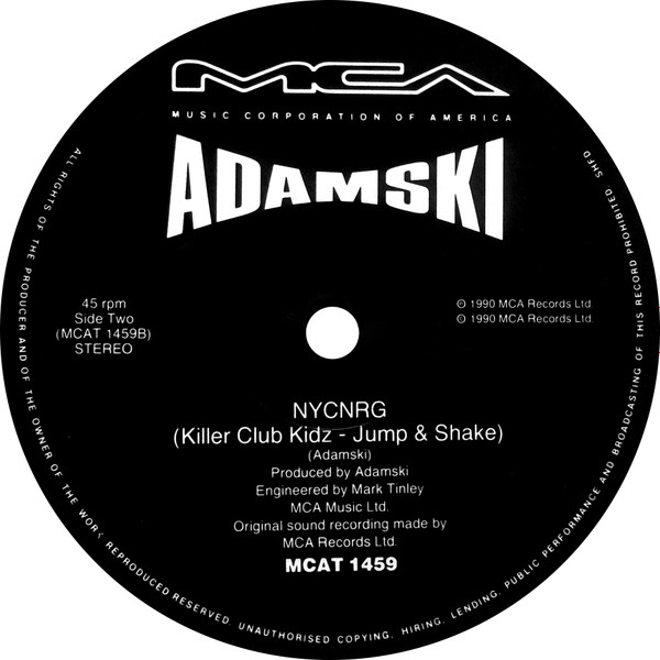 Adamski - Flashback Jack - Used Vinyl Record 12" image 4