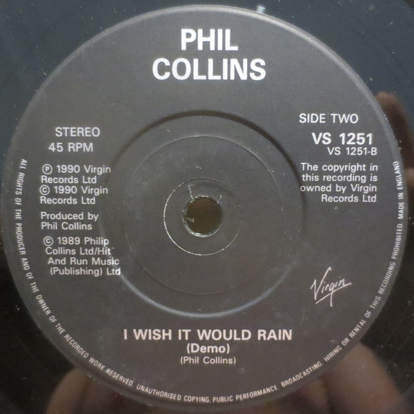 Phil Collins - Something Happened On The Way To Heaven - Used Vinyl Reco image 4