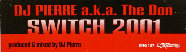 DJ Pierre - Switch 2001 - Used Vinyl Record 12" image 2