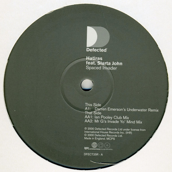 Hatiras - Spaced Invader (Part 2) - Used Vinyl Record 12" image 3