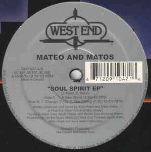 Mateo & Matos - Soul Spirit EP - Vinyl Record 12" image 1