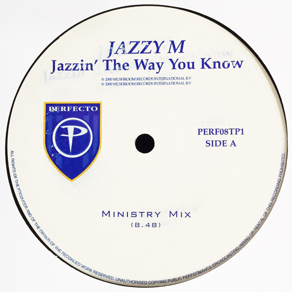 Jazzy M - Jazzin' The Way You Know - Used Vinyl Record 12" image 2