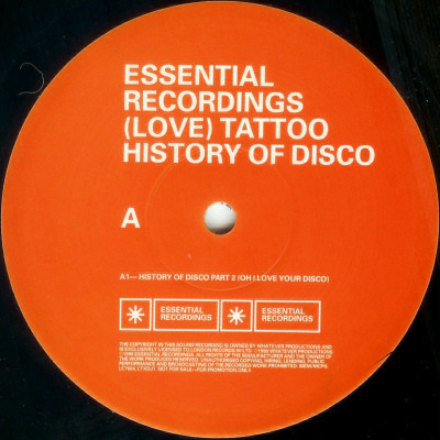 [Love] Tattoo - History Of Disco - Used Vinyl Record 12" image 3