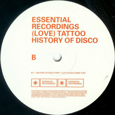 [Love] Tattoo - History Of Disco - Used Vinyl Record 12" image 4