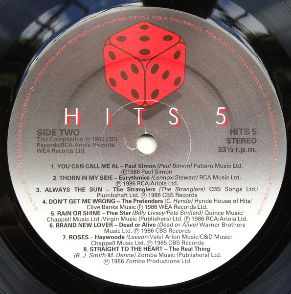 Various - Hits 5 - Used Vinyl Record image 6