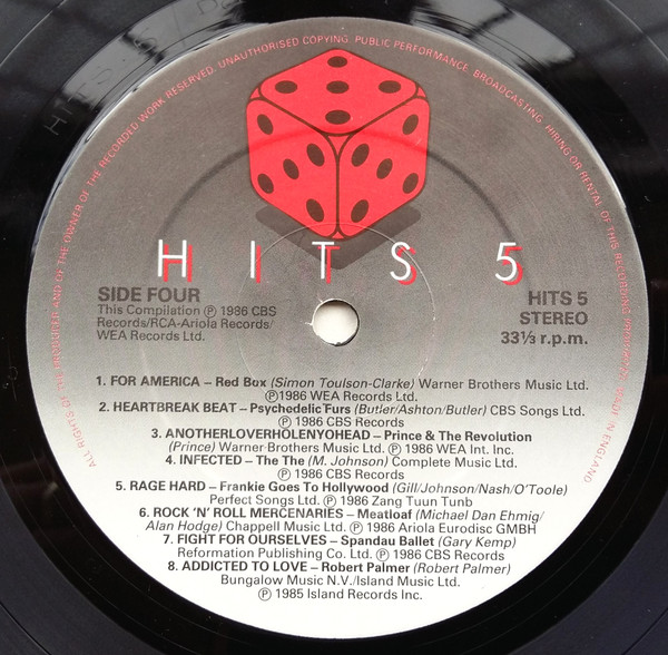 Various - Hits 5 - Used Vinyl Record image 8