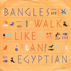 Bangles - Walk Like An Egyptian - Used Vinyl Record 7" image 1