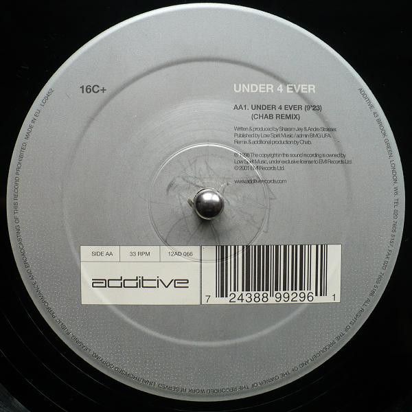 16C+ - Under 4 Ever - Used Vinyl Record 12" image 2