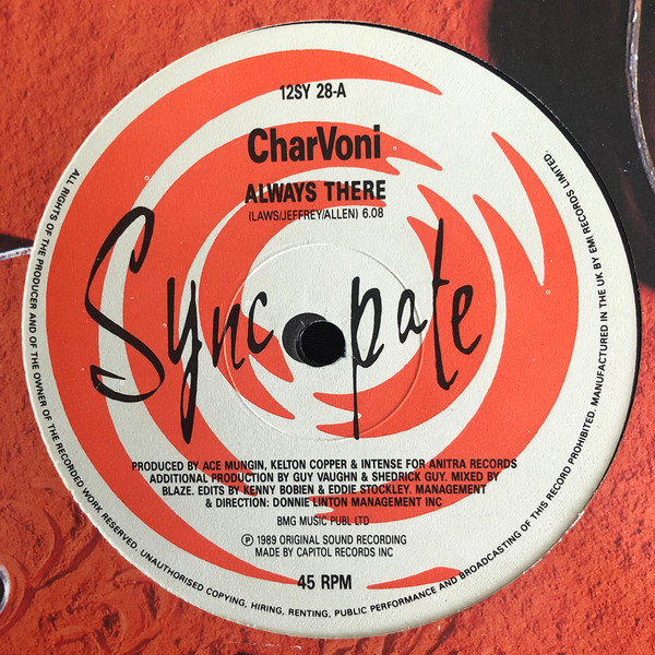 CharVoni - Always There - Used Vinyl Record 12" image 2