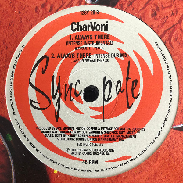 CharVoni - Always There - Used Vinyl Record 12" image 3