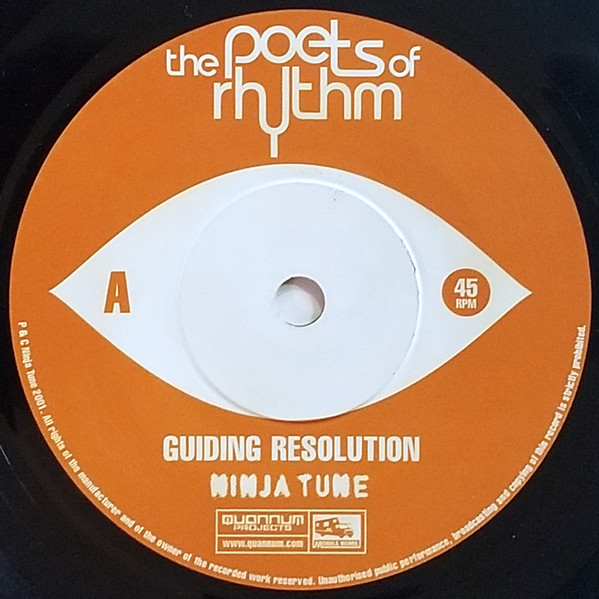 Poets Of Rhythm - Guiding Resolution - Used Vinyl Record 7" image 3