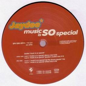 Jaydee - Music Is So Special - Used Vinyl Record 12" image 3