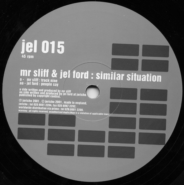 Mr. Sliff - Similar Situation - Used Vinyl Record 12" image 3