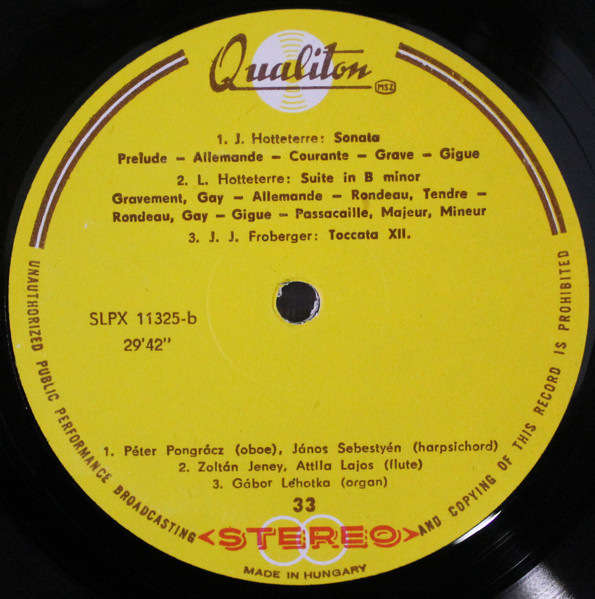 Johann Jakob Froberg - Baroque Chamber Music - Used Vinyl Record image 4