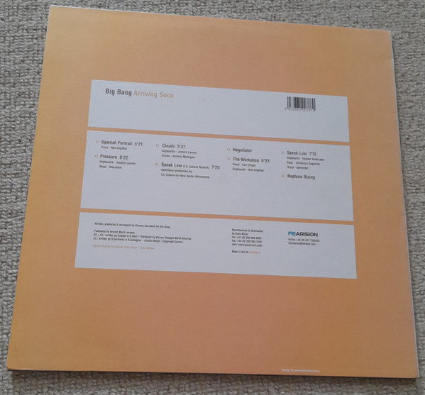 Big Bang - Arriving Soon - Used Vinyl Record image 2