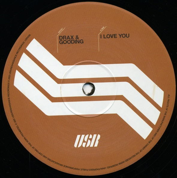 Drax & Gooding - I Love You / Straight To The Floor - Used Vinyl Reco image 3