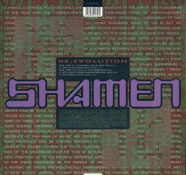 Shamen - Re: Evolution - Used Vinyl Record 12" image 2