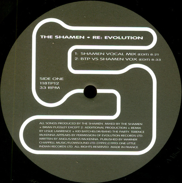 Shamen - Re: Evolution - Used Vinyl Record 12" image 3