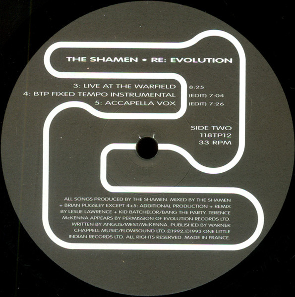 Shamen - Re: Evolution - Used Vinyl Record 12" image 4