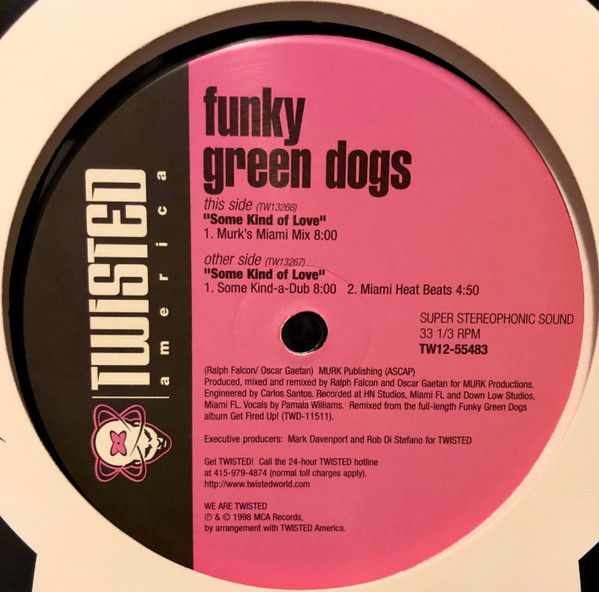 Funky Green Dogs - Some Kind Of Love - Used Vinyl Record 12" image 2