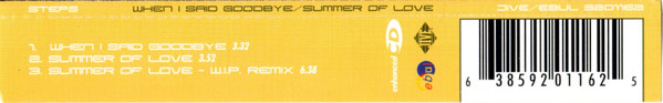 Steps - When I Said Goodbye / Summer Of Love - Used CD image 2