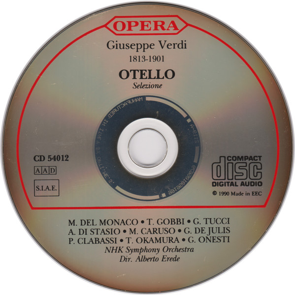 Giuseppe Verdi - Otello (Selezione) - Used CD image 3