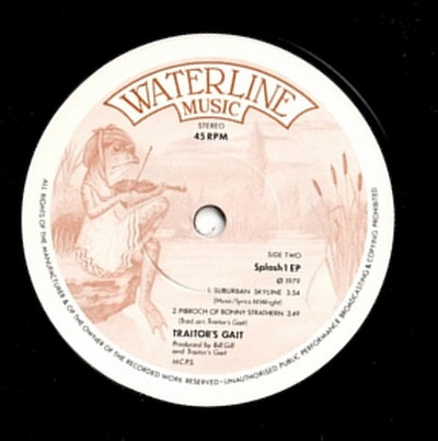 Traitors Gait - Queen's Delight/Black Joke - Used Vinyl Record 7" image 3