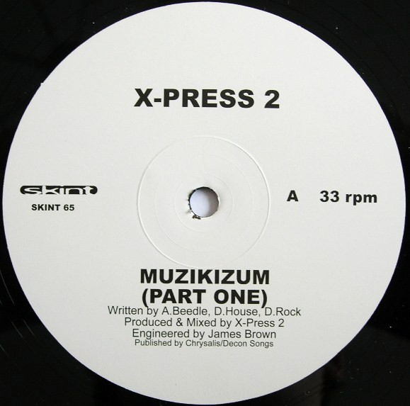 X-Press 2 - Muzikizum (Parts One & Two) - Used Vinyl Record 12" image 5