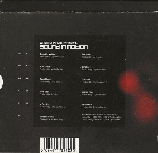 Origin Unknown - Sound In Motion - CD image 12