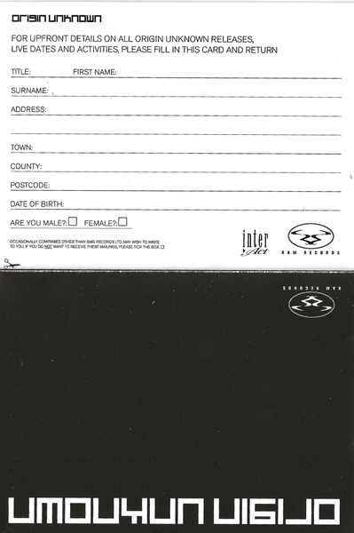 Origin Unknown - Sound In Motion - CD image 14