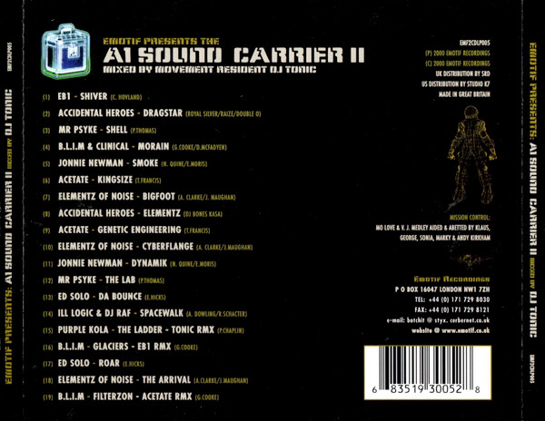 Tonic - A1 Sound Carrier II - CD image 2