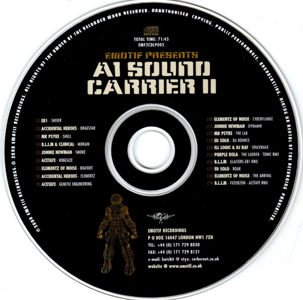 Tonic - A1 Sound Carrier II - CD image 3