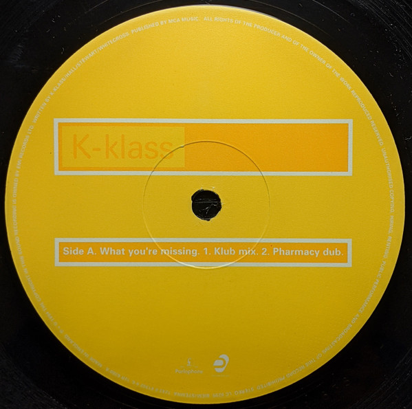 K-Klass - What You're Missing - Used Vinyl Record 12" image 3