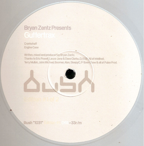 Bryan Zentz - Guttertrax - Used Vinyl Record 12" image 2