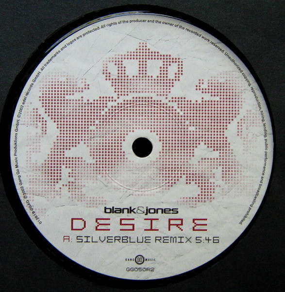 Blank & Jones - Desire (Part 3) - Used Vinyl Record 12" image 3