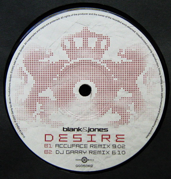 Blank & Jones - Desire (Part 3) - Used Vinyl Record 12" image 4