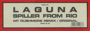 Laguna - Spiller From Rio (Mt Rushmore Remix / Original) - Used Vinyl image 3