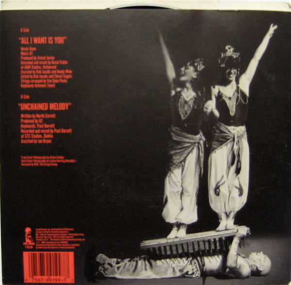 U2 - All I Want Is You - Used Vinyl Record 7" image 2