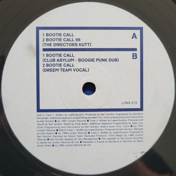All Saints - Bootie Call - Used Vinyl Record 12" image 3