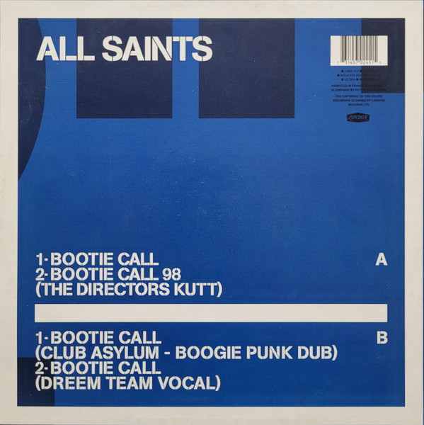 All Saints - Bootie Call - Used Vinyl Record 12" image 4