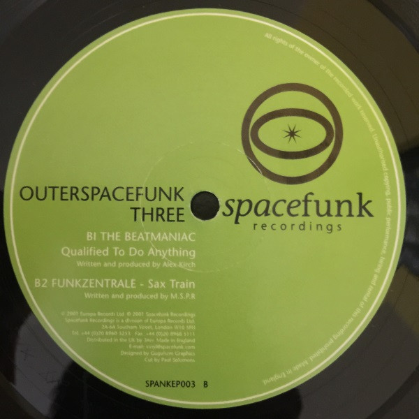 Various - Outerspacefunk Three - Used Vinyl Record 12" image 2