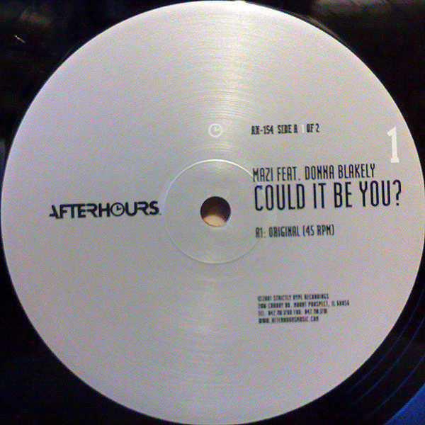 Mazi Namvar - Could It Be You? (Part 1) - Used Vinyl Record 12" image 3
